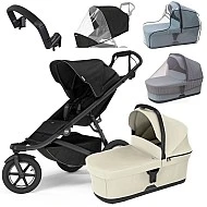 Thule Urban Glide 3 MAXI set Black + Soft Beige korbička