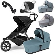 Thule Urban Glide 3 MAXI set Black + Mid Blue korbička