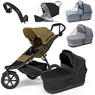 Thule Urban Glide 3 MAXI set Nutria green + black korbička